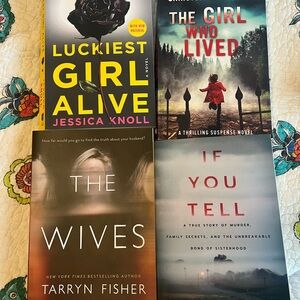 Blue Q Book Collection with Yellow and Red Accents